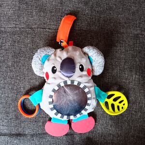 Carseat Toy 1990s Vintage Baby Sassy Plush Koala Activity Enrichment
